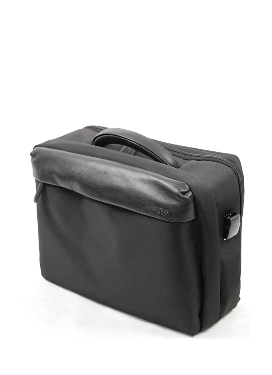 Cox Laptop Briefcase Nylon m. Læder Stor - Image 2
