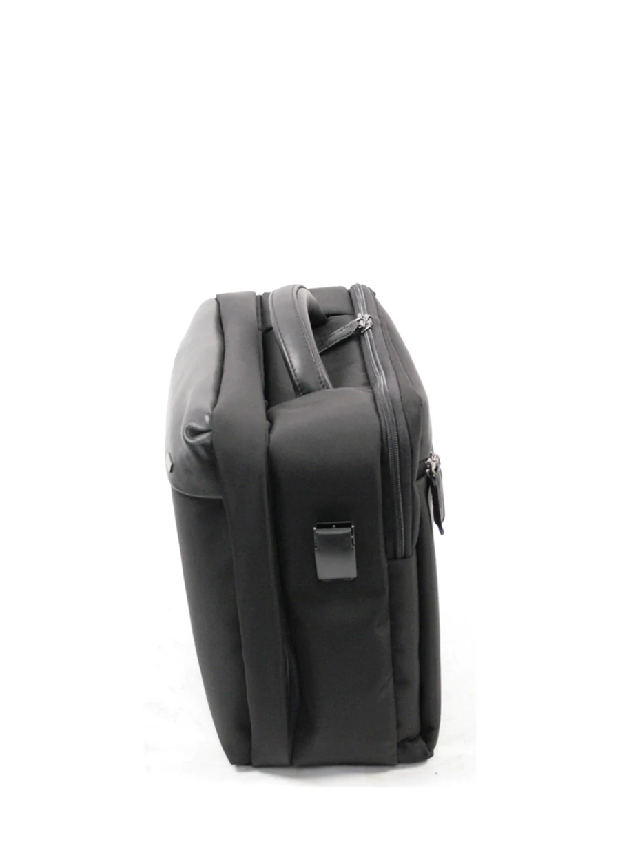 Cox Laptop Briefcase Nylon m. Læder Stor - Image 3