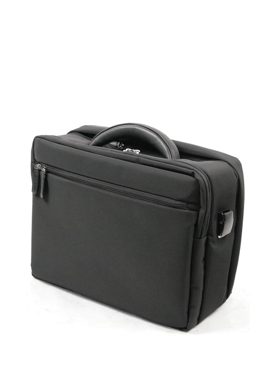Cox Laptop Briefcase Nylon m. Læder Stor - Image 5