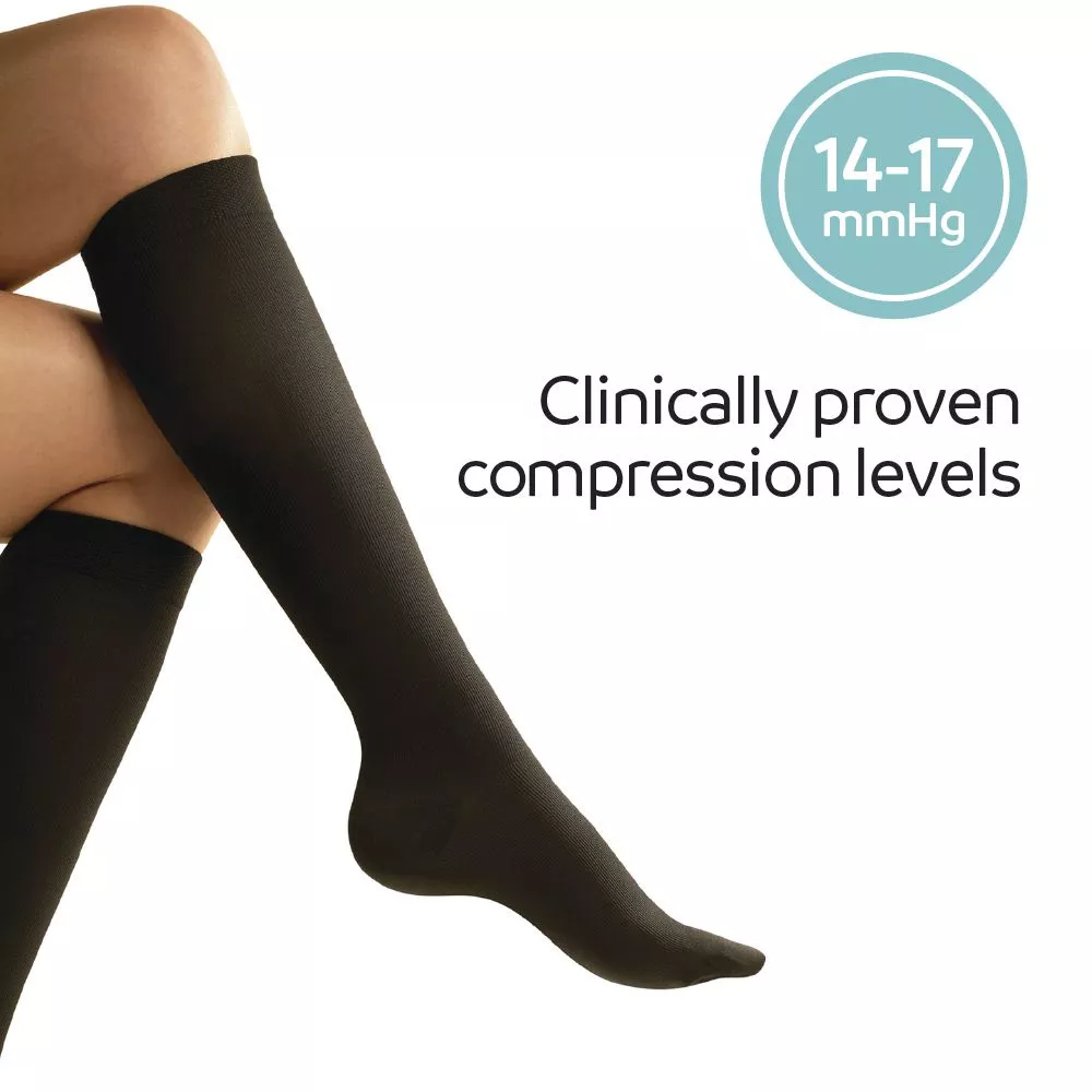 Go Travel Flight Socks (M) Black - Image 4