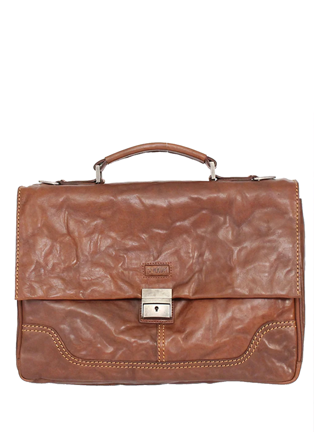 KKDK Briefcase Brun Læder 1 Poc - Image 2