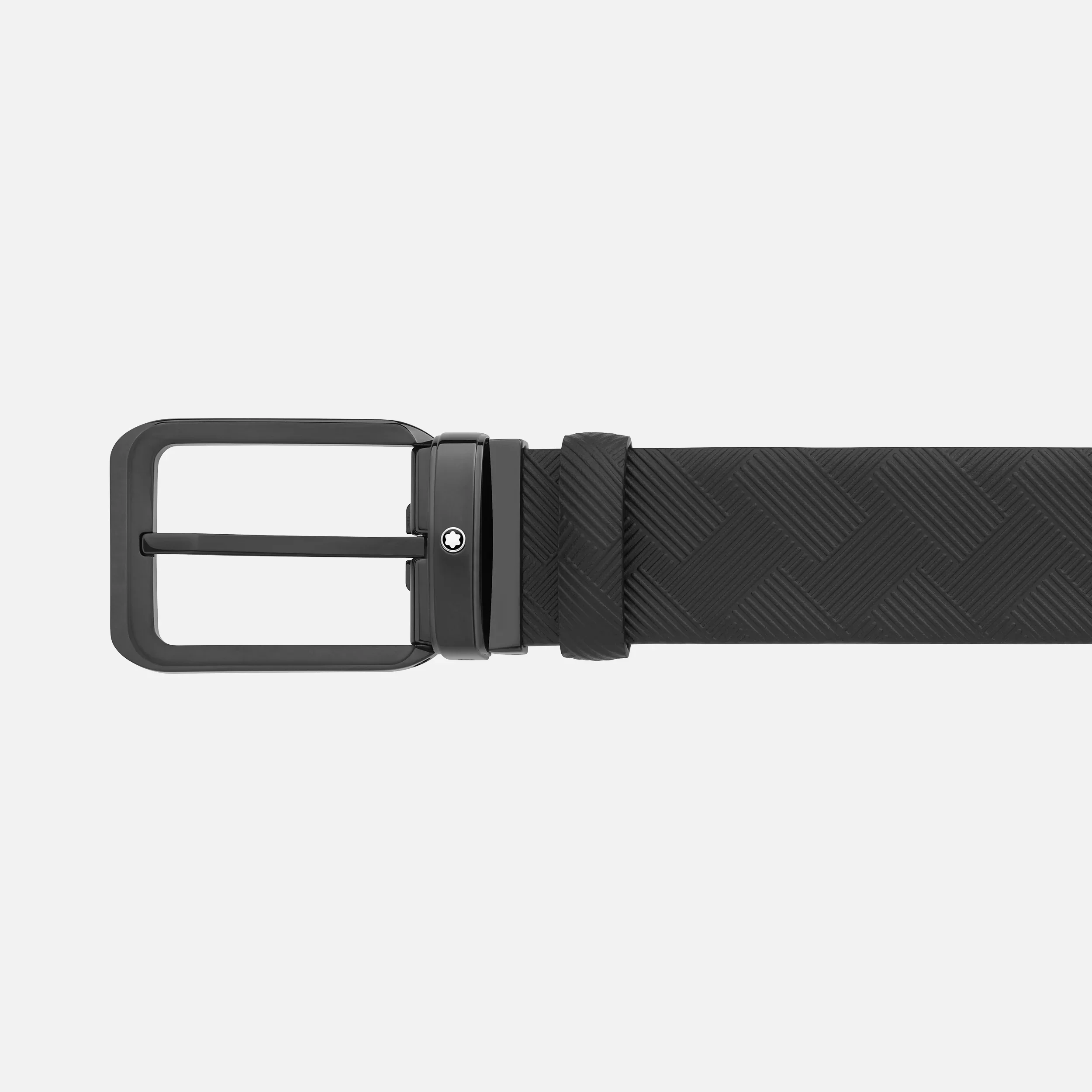 MONTBLANC BLACK 35 MM REVERSIBLE LEATHER BELT - Image 3