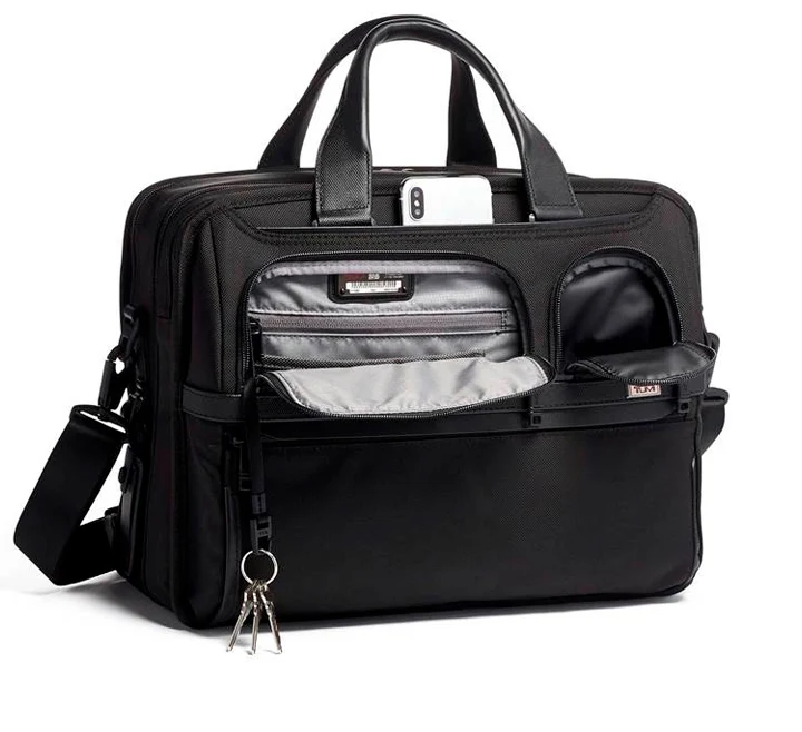 Tumi Alpha 3 Expandable Organizer Laptop Brief - Image 4