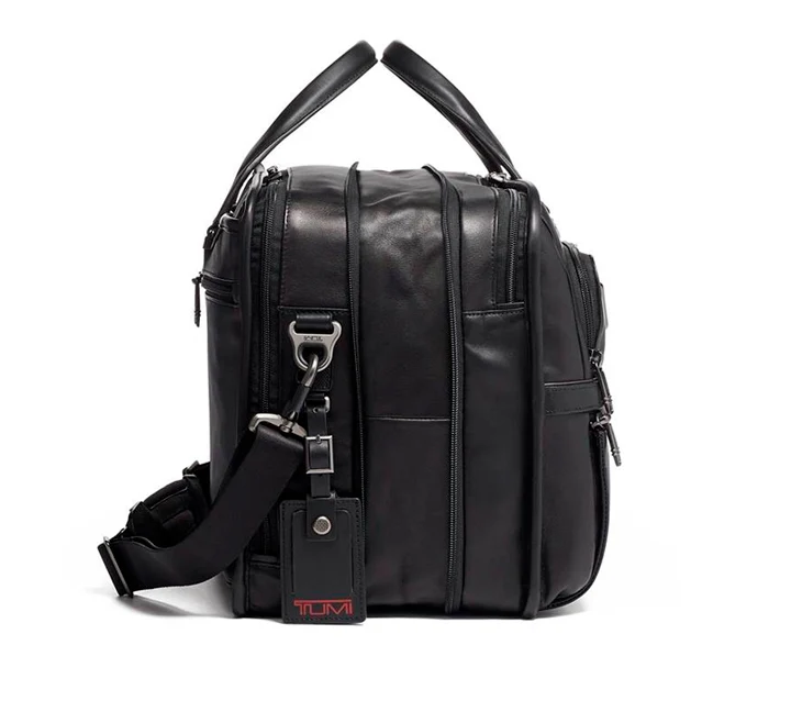 Tumi Alpha 3 Expandable Organizer Laptop Brief Leather - Image 5