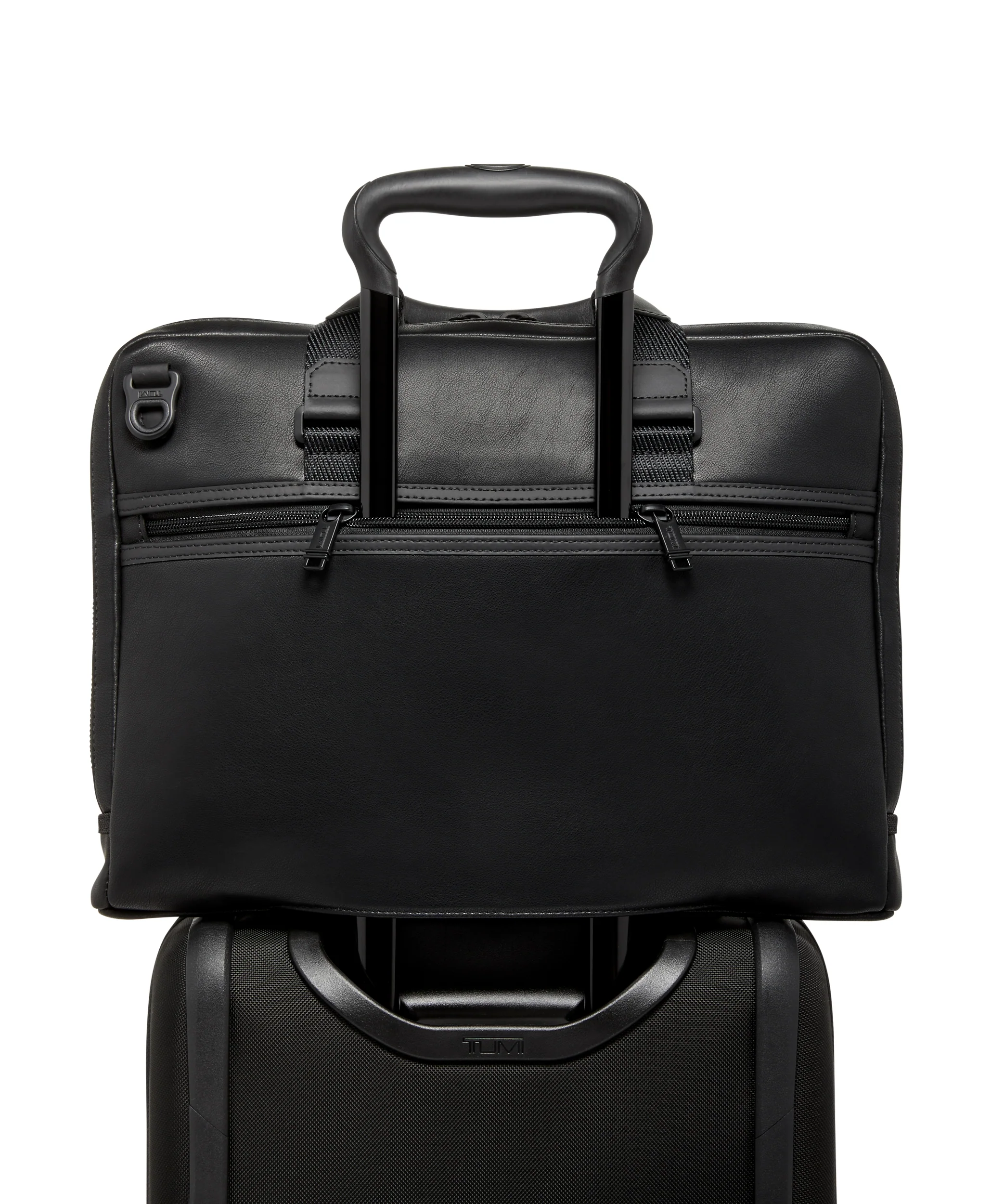 TUMI Alpha Bravo Academy Brief Black Leather - Image 5