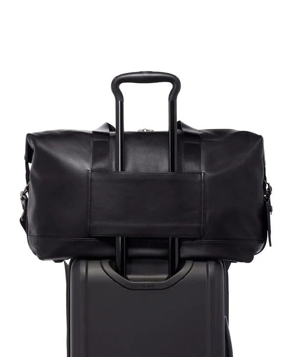 TUMI Alpha 3 Double Expansion Travel Satchel Leather - Image 6