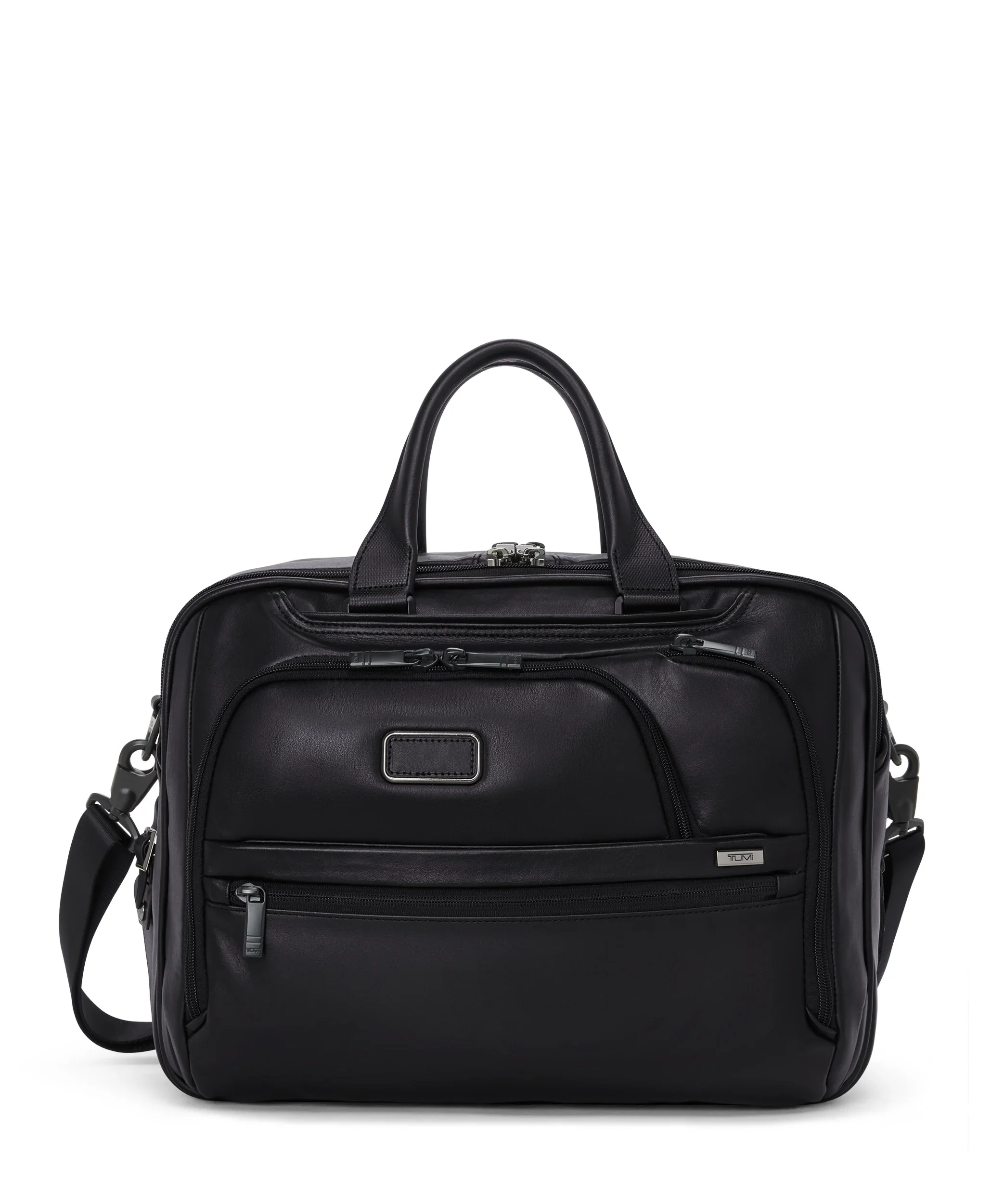 Tumi Alpha Medium 15" Expandable Briefcase Leather